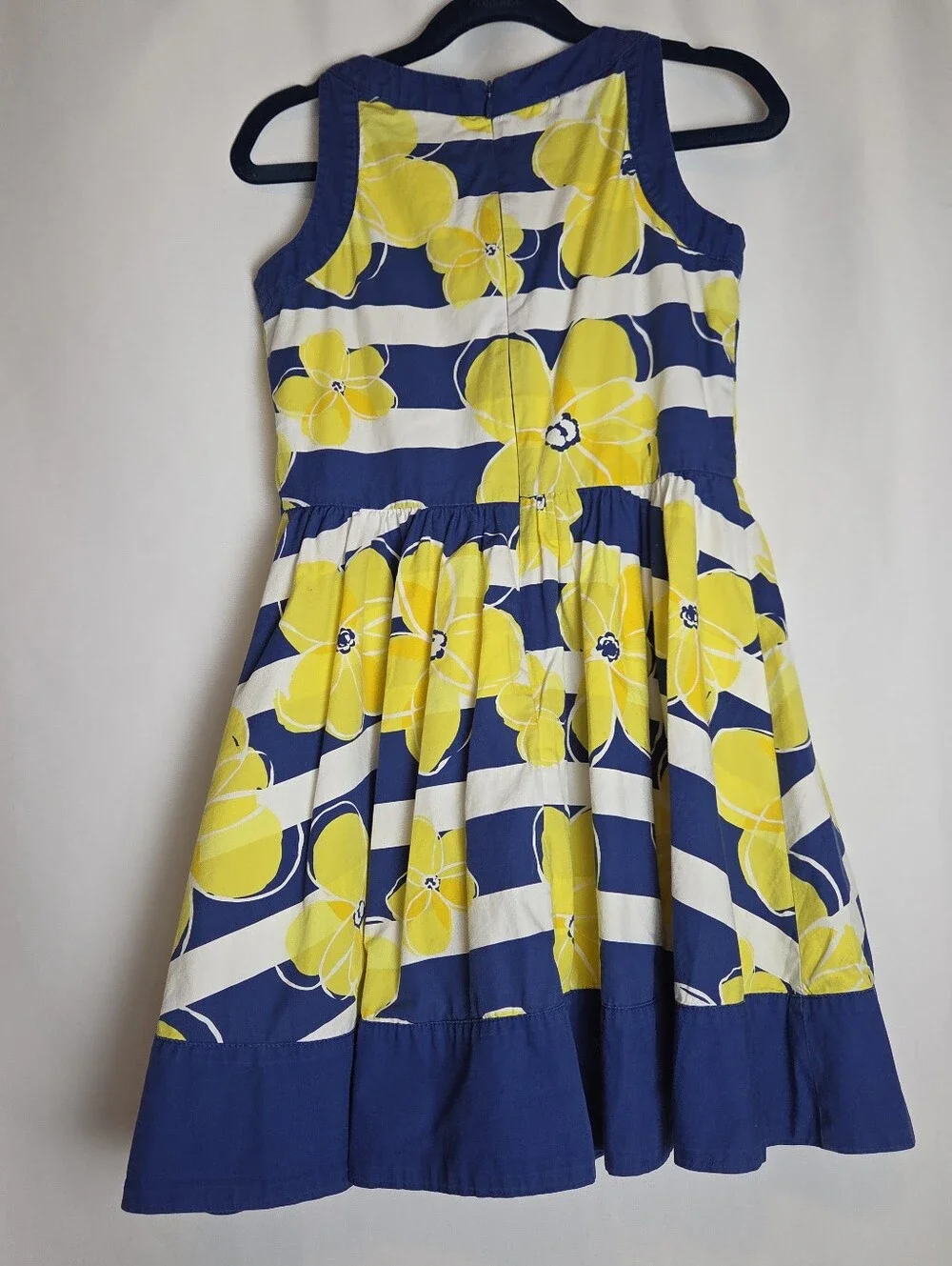 Gymboree Pocket Full Of Sunshine Striped Floral Cotton Dress 8
